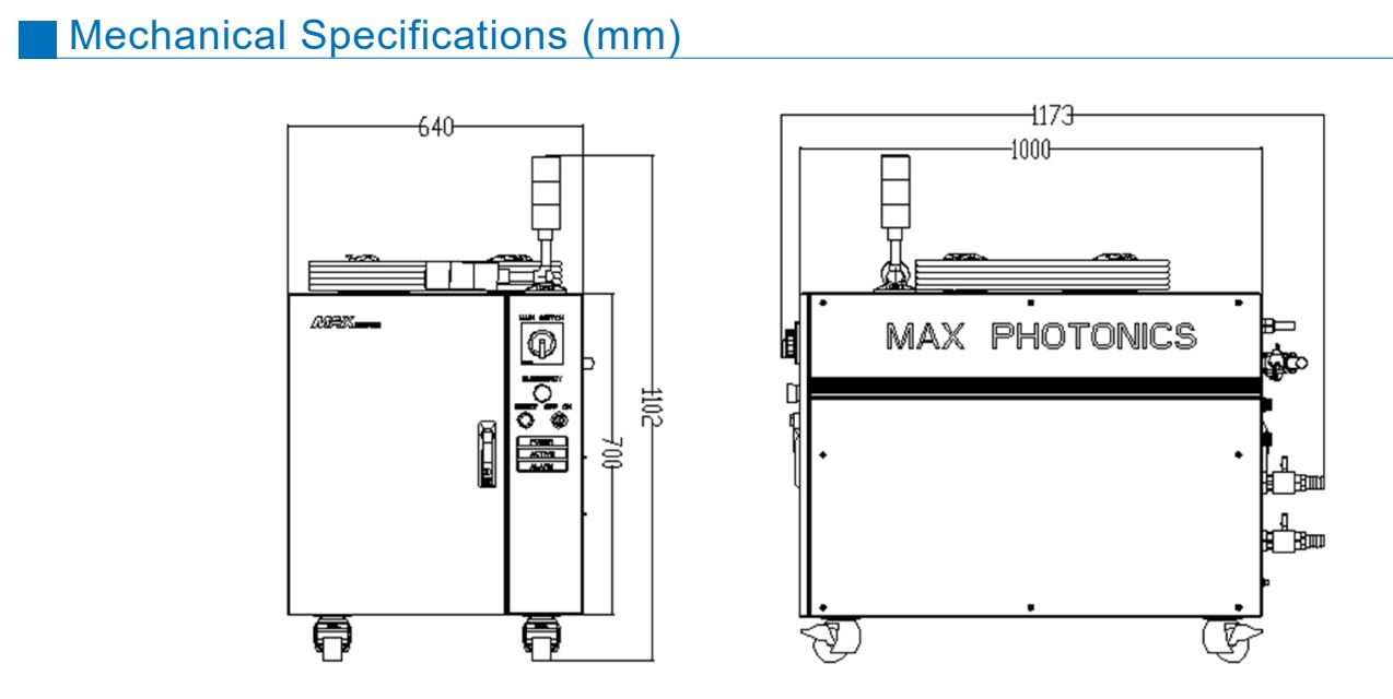 Unice MFSC-3000W 3000W High Power Single Module CW Fiber Laser